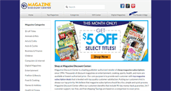 Desktop Screenshot of magazinediscountcenter.com