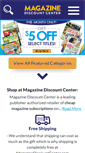 Mobile Screenshot of magazinediscountcenter.com